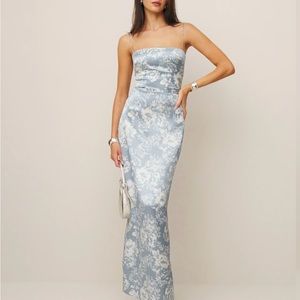 Reformation Frankie Dress Silk